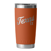Texas Ex YETI The custom design Texas EX YETI tor your favorite iced or hot drinks. Yours free with a monthly donation of $50 or more.